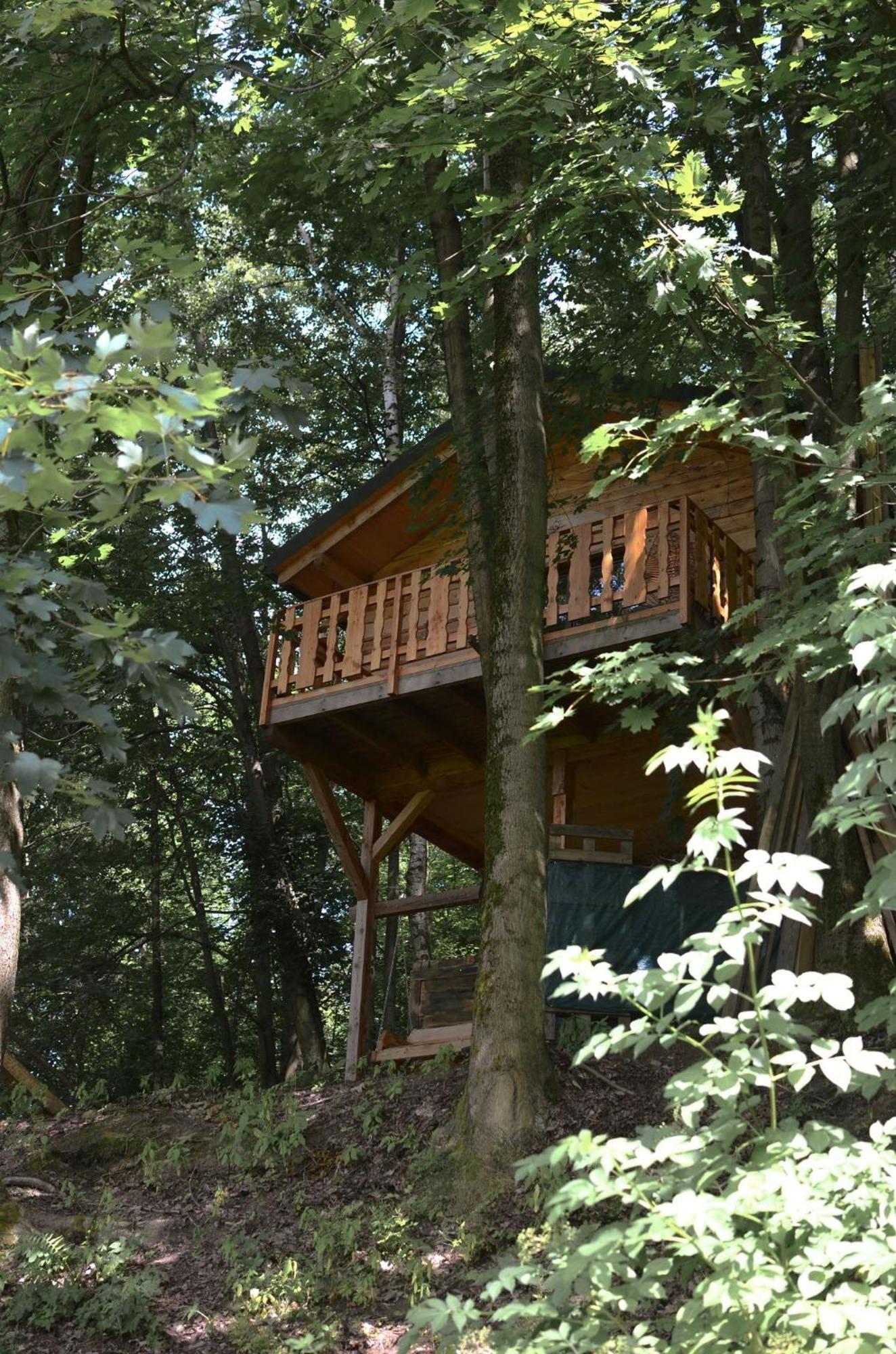 Treehouse Velke Losiny Bagian luar foto